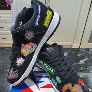 US Size 11 Nike Dunk Low SB Neckface Style DQ4488-001